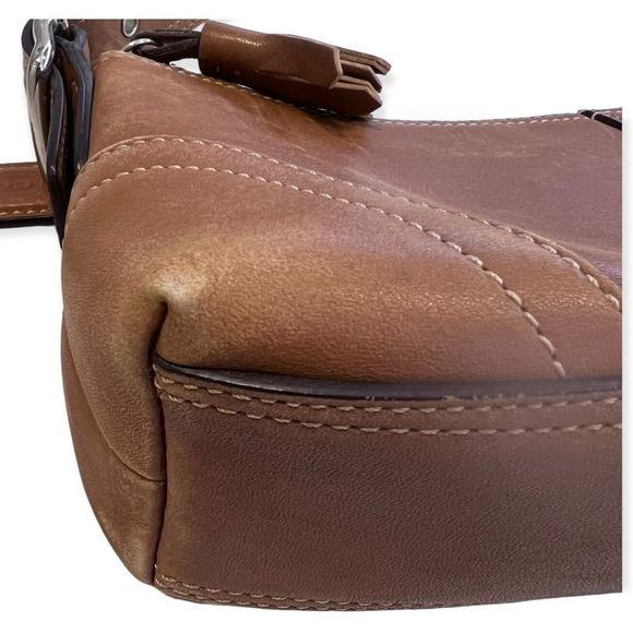 ✨SOLD✨ COACH Natural Tan Cowhide Leather Handbag - Picture 10 of 11